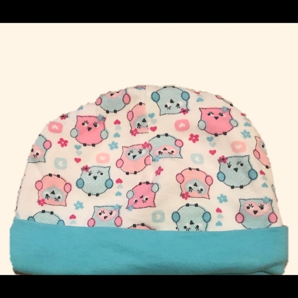 Adorable Owl Design Baby Beanie Hat - Picture 1 of 3